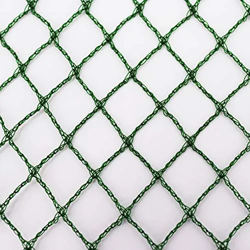 Aquagart® Teichnetz, 14m x 8m, dunkelgrün, engmaschig: Maschenweite 15mm x 15mm, Laubnetz, Teichabdecknetz, Vogelabwehrnetz, Reihernetz robust