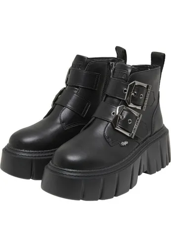 Buffalo Buffalo ZESPHER BIKER BUCKLE - VEGAN NAPPA Stiefel