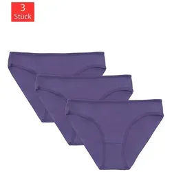 Tazzio Slip 3er-Pack Damen Slip F941 (Packung, 3-St) Nahtlose Verarbeitung - keine sichtbaren Linien unterm Outfit lila L