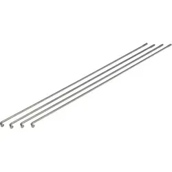 Exal SPEICHE 2MM, GLATT, SILBER, 268MM, 100ST
