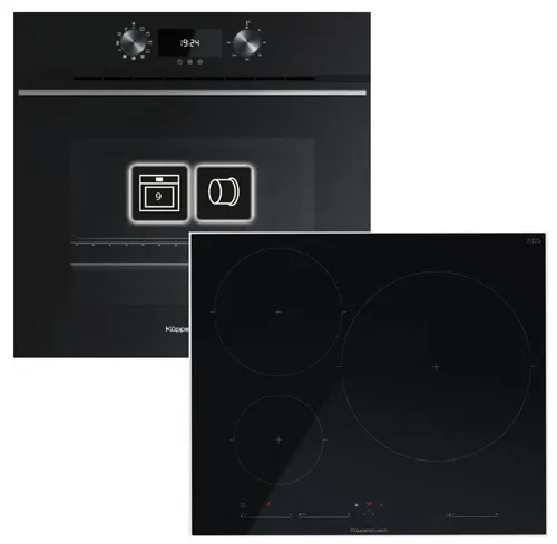 Küppersbusch Backofen-Set 70L mit Induktionskochfeld 60cm