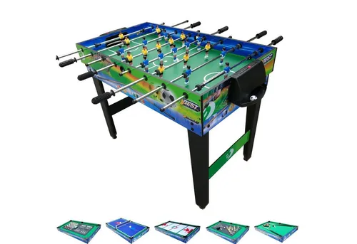 Best Sporting Multifunktionstisch Kinder 10 in 1 - Vielseitiger Spielspaß für die ganze Familie - Multifunktionstische für Kinder, 10 Spiele in einem Tisch vereint, ideal für gemeinsame Spielzeiten und fördert die Geschicklichkeit.