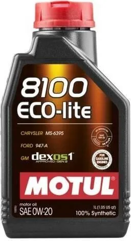 Motul 8100 ECO-LITE SAE 0W-20 1 L