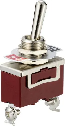 TRU COMPONENTS TC-12819624 Kippschalter 250 V/AC 15A 1 x Aus/(Ein) tastend 1St.