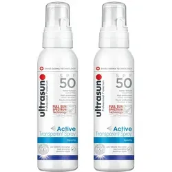 Ultrasun Active Transparent Spray Spf 50 von Ultrasun