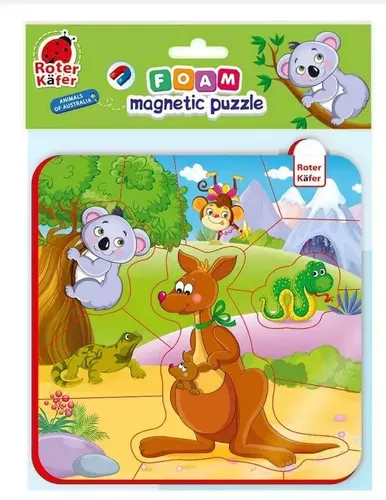 Schaumstoffpuzzle Tiere aus Australien Puzzle für Kinder Roter Käfer