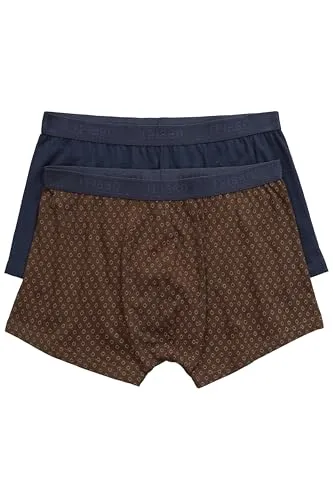 JP 1880 Herren große Größen Übergrößen Menswear L-8XL Hip-Pants FLEXNAMIC®, 2er-Pack, Unterhose, bis 7 XL Dunkelbraun 7XL 829336117-7XL