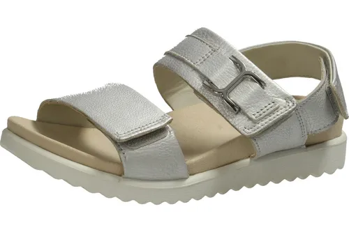 Legero Damen Move Sandale, Metallic Silber 9240, 40 EU - Wanderschuhe mit chromfrei gegerbtem Futterleder und Komfortweite 