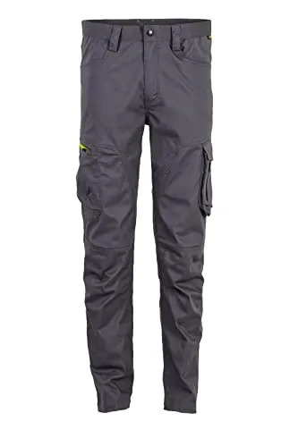 Planam Stretchline Bundhose anthrazit Gr. 58 - Hochwertige Herrenbundhose aus 64% Baumwolle, 33% Polyester und 3% Elastan für optimale Bewegungsfreiheit und Komfort, ideal für Arbeit und Freizeit.