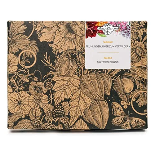Frühlingsblüher zum Verwildern - Samen-Geschenkset mit 4 besonderen Blumensorten