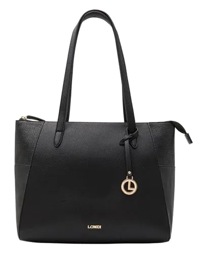 L.Credi Damen Marlies Tasche, Schwarz - Damen-Schultertaschen, stilvolle Marlies Tasche aus hochwertigem Material, ideal für den Alltag und besondere Anlässe.