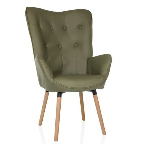 hjh LIVING Polstersessel HAVENIO I - Skandinavisches Design - Sessel im skandinavischen Design, vereint Eleganz und Komfort mit hoher Verarbeitungsqualität und robustem, verloursartigem Stoff für langanhaltende Nutzung.