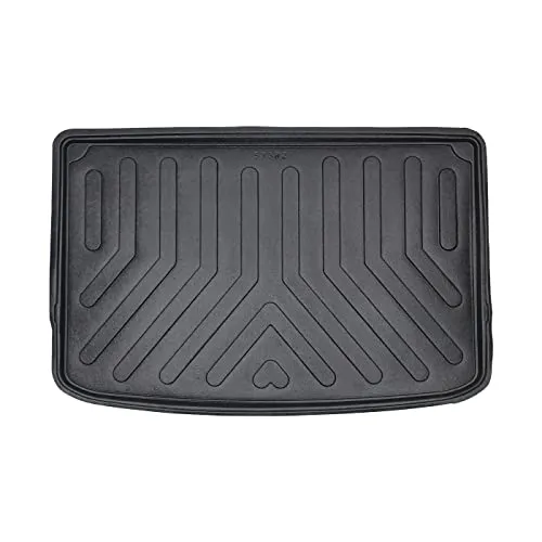 Trimak Passgenau 3D Obere Kofferraumwanne Kompatibel mit Renault Captur Obere 2 Gen ab 2020 Obere Kofferraummatte Schutzmatte Auto Zubehör Antirutschmatte Kantenschutz TPE Gummi Dauerhaft Schwarz