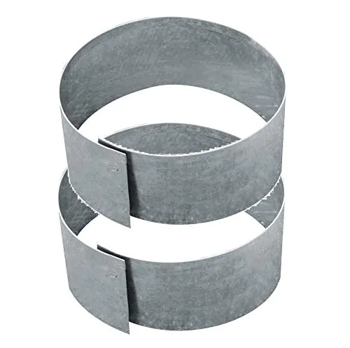 Premium Rasenkante Kreis Ø 20 cm Beetumrandung Rasenbegrenzung Beeteinfassung 2 Stück von Gartenwelt Riegelsberger