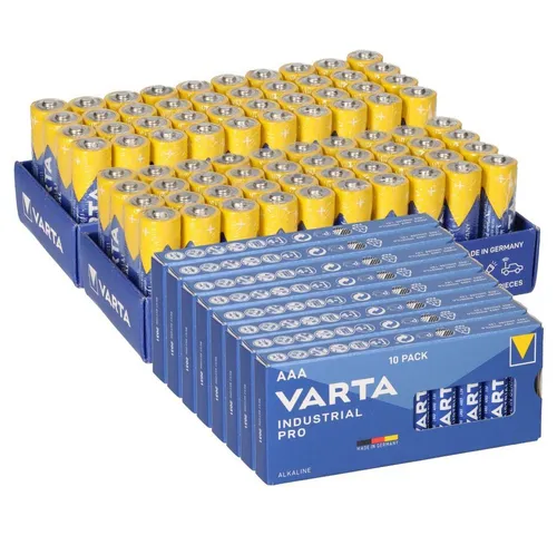 Varta Batterie Industrial 160er Set: 80 x AA + 80 x AAA