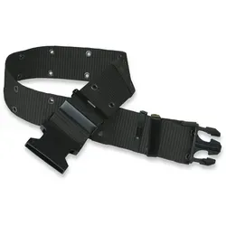 Mil-Tec US Lochkoppel LC2 m. Schnellverschluss schwarz, Größe M