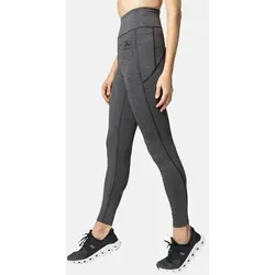 ODLO Sport Leggings Damen Active 365 Melange - Outdoor-Leggings für Damen, schmal geschnitten für maximale Leistung, mit praktischen Taschen für Schlüssel und Smartphone, ideal für intensives Lauftraining und beste Bewegungsfreiheit.