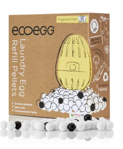 Ecoegg Wasch-Ei Nachfüllpackung Bis Zu 50 Wäschen Duftfrei von Ecoegg