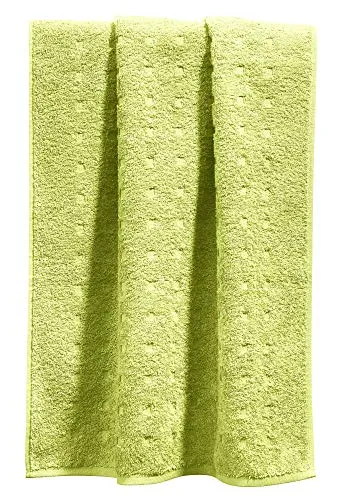 Möve Duschtuch Quadretti Walk-Frottier hellgrün Größe 67x140 cm