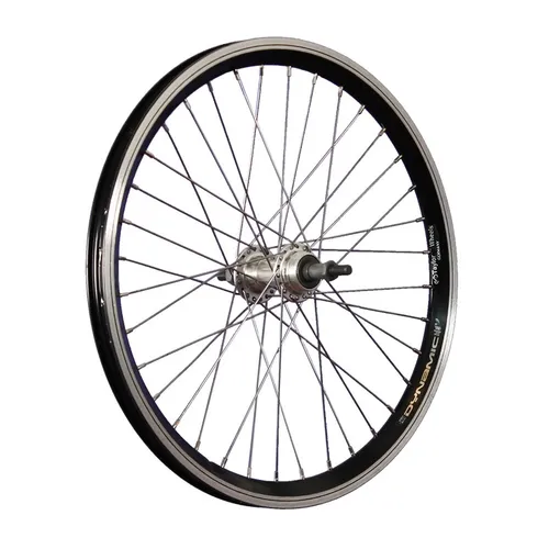 Laufrad 20 Zoll Hinterrad Fahrrad Hohlkammer Felge V-Profil Schraubkranz schwarz