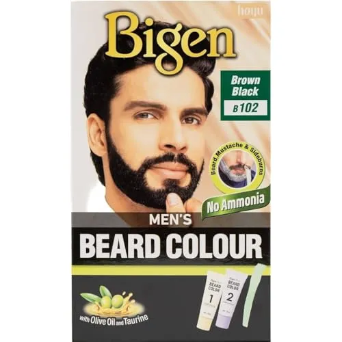 BIGEN Herren-Bart, Braun/Schwarz B102