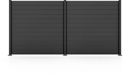 STAKET PRO Gartenzaun Komplettzaun Paneel 150 - Gartenzäune aus pulverbeschichtetem Aluminium, robust und langlebig. Ideal für eine ansprechende Grundstücksabgrenzung mit einfacher Selbstmontage.