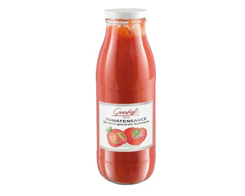 Grashoff Saucen, Grashoff Tomatensauce aus sonnengereiften Tomaten mit Olivenöl 500ml