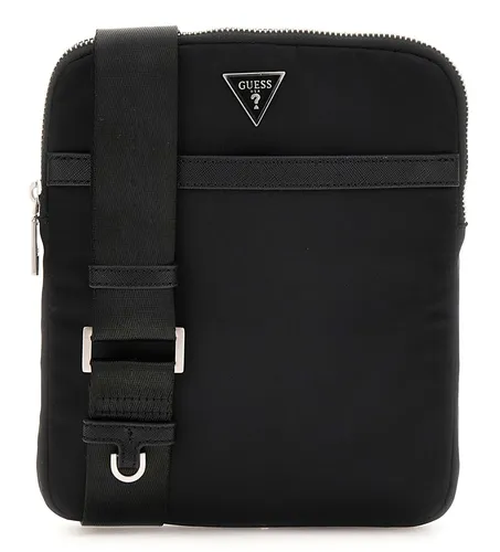 Guess Milano Umhängetasche schwarz HMMINYP5223-BLA - Stylische Umhängetasche aus strapazierfähigem Polyamid, perfekt für den modernen Alltag und bietet viel Platz für Ihre Essentials.