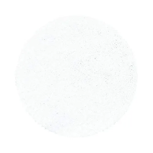 Carpettex Hochflor Teppich 200 cm Rund Weiß - Flauschiger Extra Weich und Pflegeleicht - Shaggy Modern Einfarbig Design für Wohnzimmer, Schlafzimmer, Esszimmer und Küche