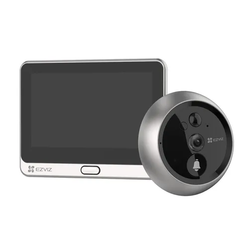 EZVIZ Türspion DP2 mit Full HD Kamera - Türspion mit WLAN und 4,3 Zoll Touchscreen, bietet 2-Wege-Videoanruf und Nachtsicht bis 5 m, perfekt für Sicherheit und Kommunikation an der Tür.