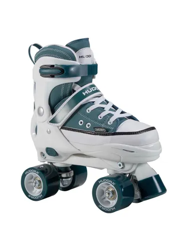HUDORA Roller Skates Sneaker - Verstellbare Kinder Rollschuhe in verschiedenen Farben - Kinder-Rollerskates, über 4 Größen verstellbar für maximalen Fahrspaß, ideal für Straße, Radweg und Skatepark.