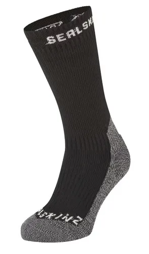 Sealskinz Stanfield Waterproof ECW Mid Length Sock schwarz - Größe M - Ideal für kalte Wintertage und Outdoor-Aktivitäten. Die Sealskinz Stanfield Socken halten Ihre Füße warm und trocken, perfekt für anspruchsvolle Bedingungen.
