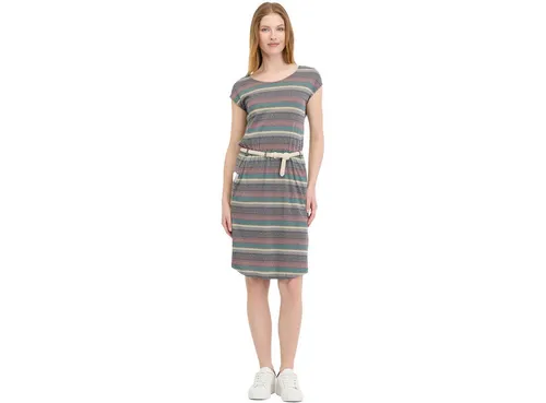 Ragwear Midikleid LILITHE - Elegantes Design in Nachtblau - Kleider: Midikleid LILITHE aus 50% Baumwolle und 50% Modal, bietet hohen Tragekomfort und ein stilvolles Aussehen in der Farbe 2022 night blue.