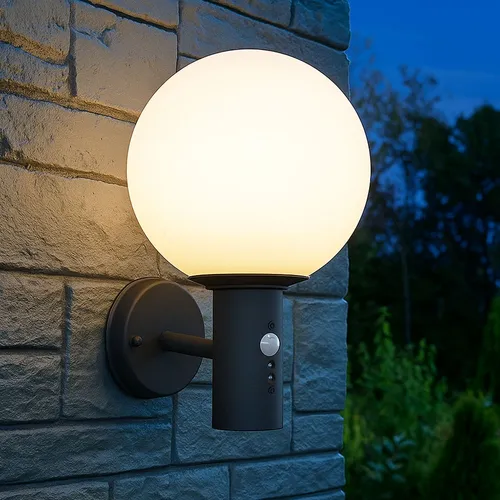 Außenleuchte Wandleuchte mit Bewegungsmelder – Edelstahl Gartenleuchte