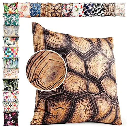 ANRO Kissenbezug Kissenhülle Kissen Deko-Kissen Sofa Kissen Couch Kissen Wood 40x40cm ohne Füllung