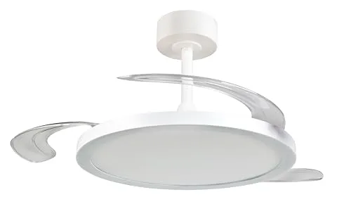 Reality Leuchten LED Deckenleuchte KASFJORD mit Ventilator