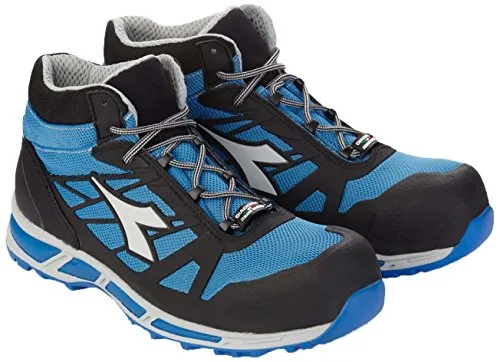 Diadora Herren D-Trail High S3 Sra Hro Sneaker, Mehrfarbig (Nero/Beige), 48 EU