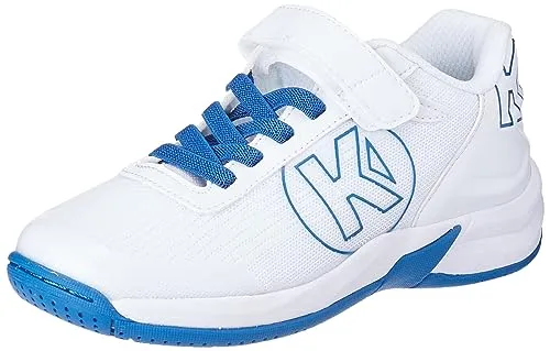 Kempa ATTACK 2.0 JUNIOR Handball Sneaker - Handballschuhe mit MICHELIN Laufsohle für optimalen Grip und atmungsaktivem Mesh-Obermaterial für beste Belüftung. Ideal für junge Sportler!
