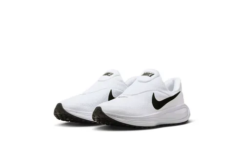Nike REVOLUTION 8 EASYON Laufschuh weiß 46 EU - Sportlicher Laufschuh mit EasyOn-Technologie für einfaches Anziehen. Atmungsaktives Obermaterial und hohe Dämpfung bieten Komfort beim Laufen. Ideal für neutrale Pronation.