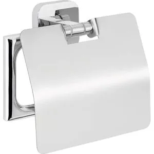 Tesa Toilettenpapierhalter Elegaant, verchromt in rot von tesa