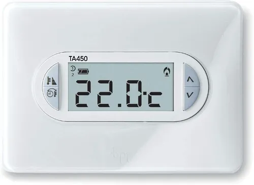 Digitaler Wandthermostat Weiß Came Bpt TA/450 - Nicht-programmierbarer Thermostat mit digitalem Display, ideal für präzise Temperaturkontrolle in jedem Raum.