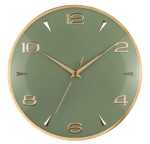 Karlsson Wanduhr Sienna Glow Jungle Green in grün von Karlsson