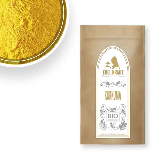 500g BIO Kurkuma Pulver | EDEL KRAUT - Curcuma - organic turmeric