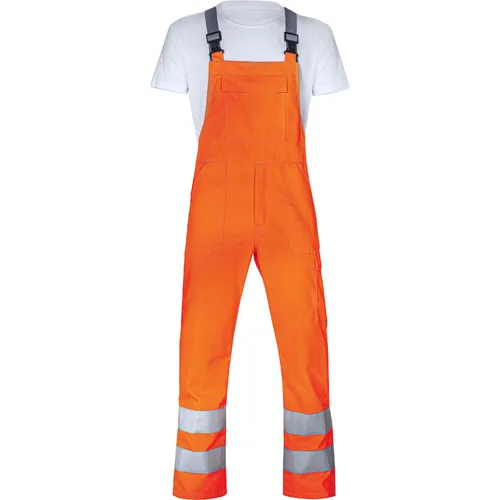 Uvex Safety Latzhose uvex protection flash orange, warnorange 60 (60) (9841313)