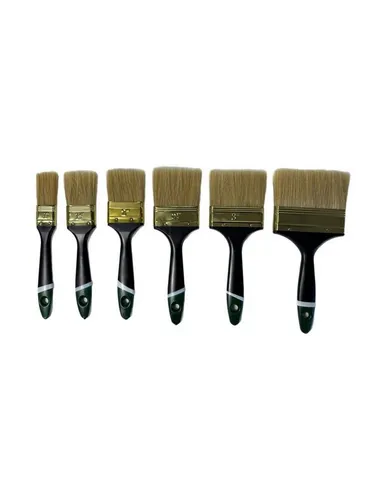 Malerpinsel 36-tlg Set - Flachpinsel in 6 Größen - 36-tlg. Set Flachpinsel mit 6 verschiedenen Größen (25-100 mm), ideal für Renovierungsarbeiten und vielseitige Heimwerkerprojekte. Profi-Qualität für perfekten Farbanstrich.