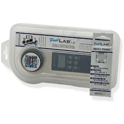 Elektronischer Pooltester PoolLab 1.0 - Poolzubehör: Handlicher, elektronischer Pool-Tester für präzise Messungen von pH-Wert, Chlor und mehr – ideal für einen klaren und gesunden Pool!