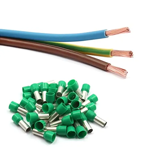 Xenterio Elektro-Verdrahtungssatz, 16mm², 5/2/2m (braun/blau/grün-gelb), 50 Aderendhülsen, VS-16-522