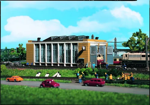 Vollmer 47605 N E-Lokschuppen mit Türschließvorrichtung