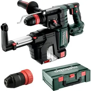 Metabo Bohrhammer KH 18 LTX BL 28 Q - Akku-Bohrhammer mit 3 Joule Schlagkraft, ideal für präzises Bohren, Hammerbohren und Meißeln. Inkl. Staubabsaugung und Schnellspannbohrfutter für mühelosen Werkzeugwechsel.