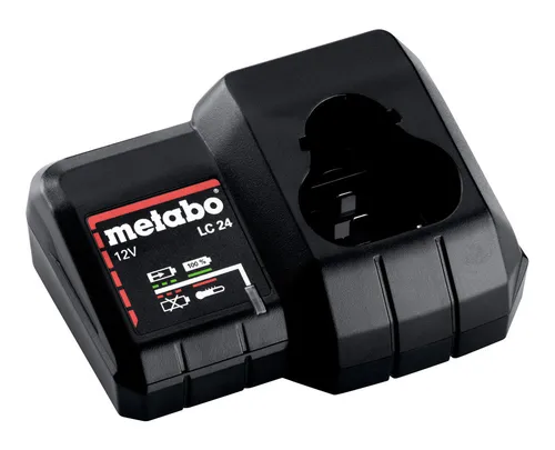 Metabo Ladegerät LC 24, 10,8 - 12 V, EU - 627109000 - Effizientes Ladegerät für 10,8 - 12 V Akkus, ideal für Heimwerker und Profis, sorgt für schnelle Ladezeiten und lange Lebensdauer der Akkus.